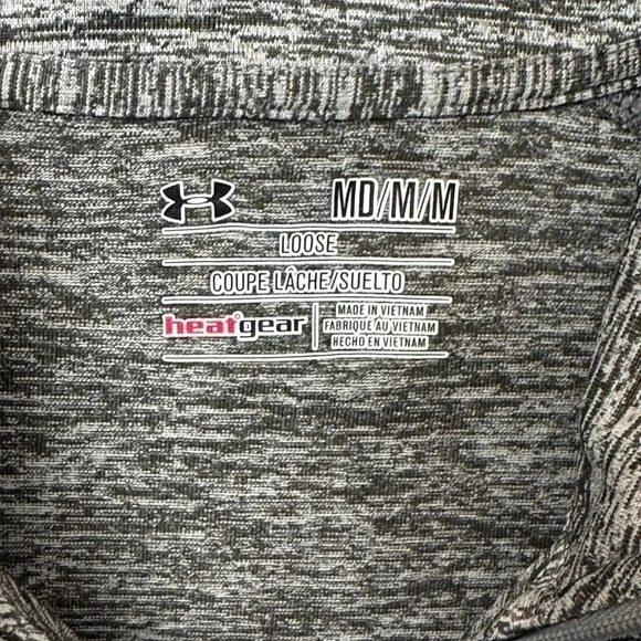 Under Armour Men’s Chicago Cubs Quarter Zip Long Sleeved Shirt HeatGear - Picture 5 of 11